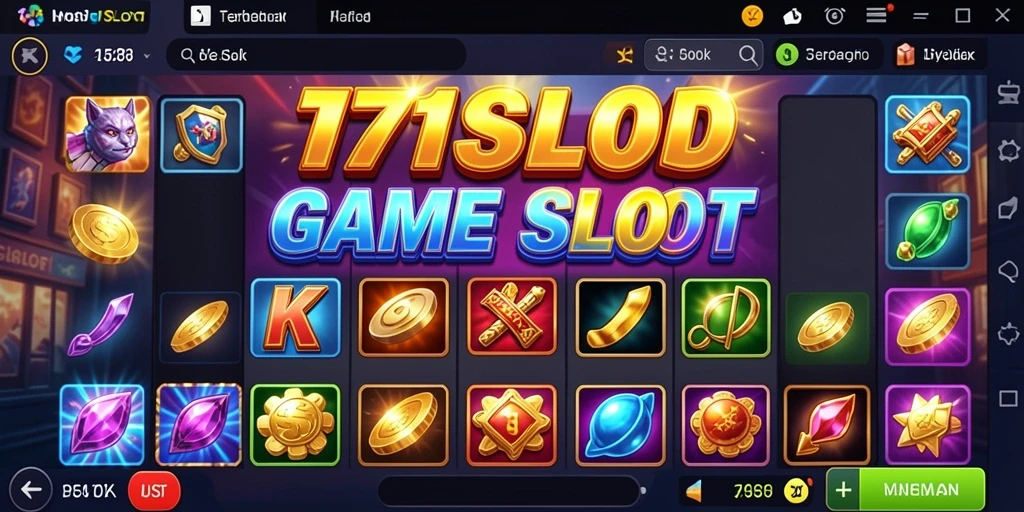 Screenshot utama menampilkan gameplay penuh aksi di 171SLOT.