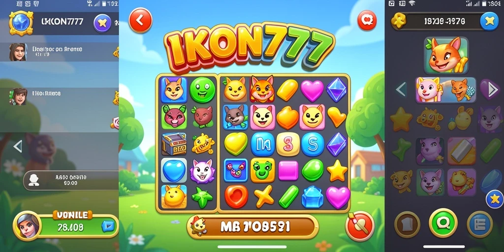 Gameplay IKON777 dengan grafis yang cerah dan menarik.