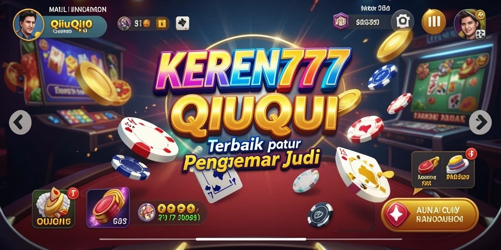 Tampilan gameplay seru KEREN777 dalam aksi QiuQiu.