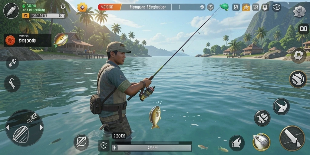 Tangkapan ikan yang mengesankan dalam gameplay MPOID.