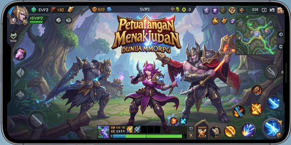 Gambaran gameplay seru dari SVIP2 di dunia MMORPG.
